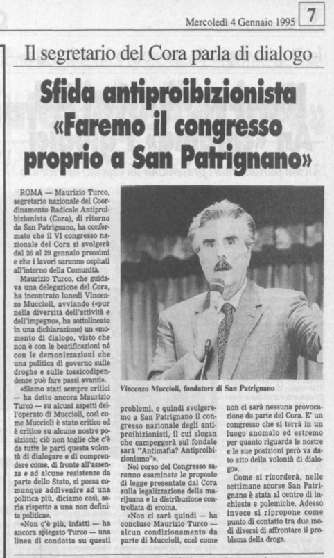 1995 01 0 * la gazzetta del mezzogiorno * sfida antiproibizionista